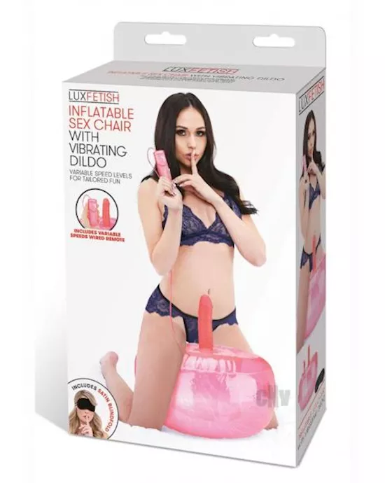 Lux F Inflatable Sex Chair W/vibrating Dildo