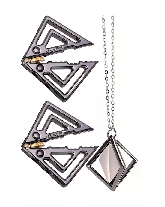 LOCKINK Adjustable Nipple Clamps with Light Pendant