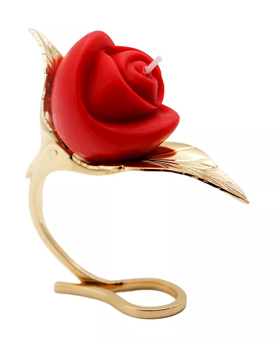 Yeahwow Flaming Rose Drip Candle