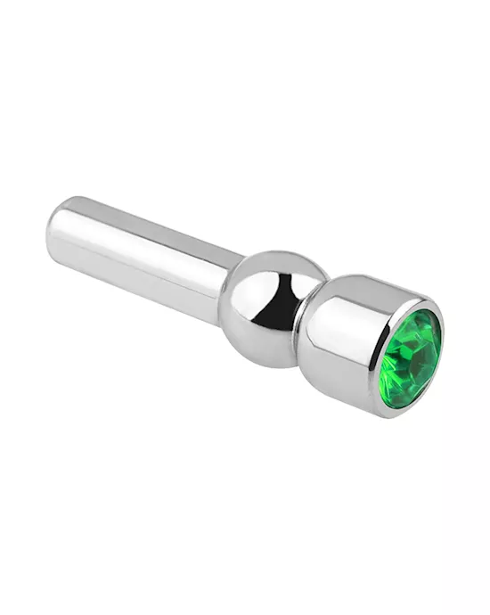 Kink Range Jewell Tipped Penis Plug - 1.9 Inch