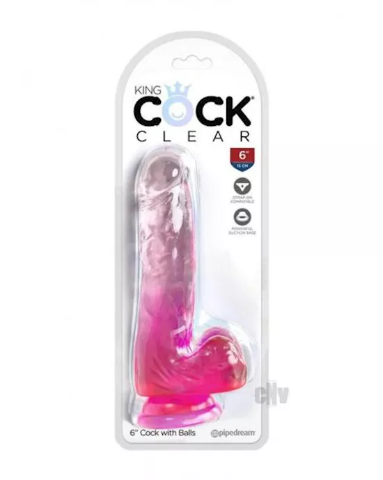 King Cock Clear w/Balls