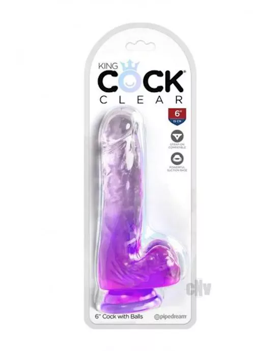 King Cock Clear w/Balls