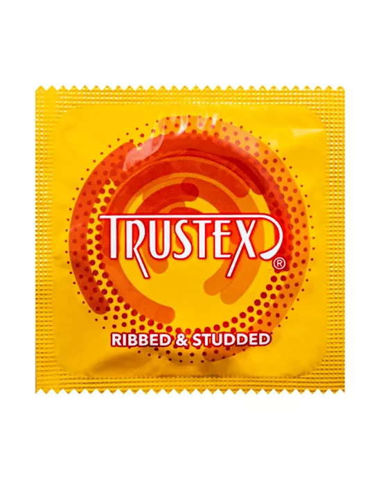Trustex Ribbed & Studded Condoms - 100 Pack