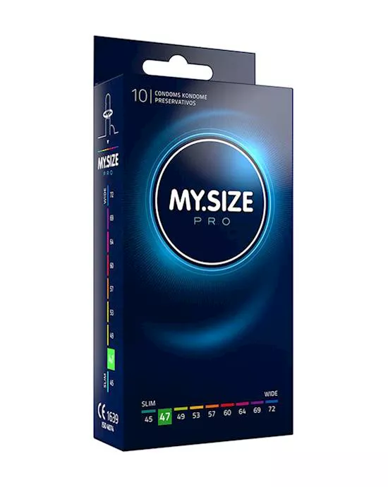 MySize Pro 47mm Condoms 10 Pack