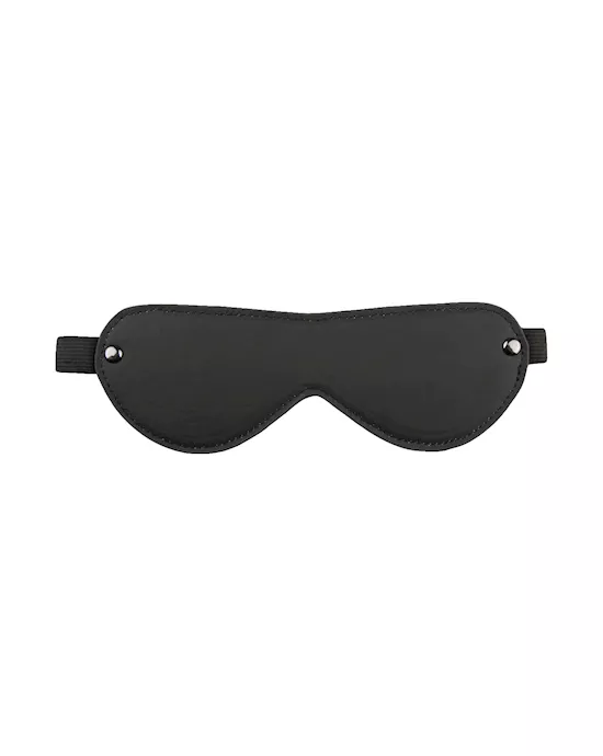 EasyToys Leather Black Blindfold