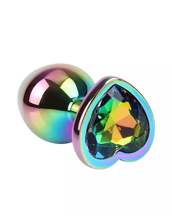 Rainbow Heart Gem Plug