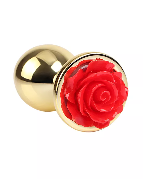 Showy Rose Anal Plug