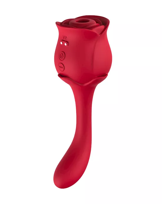 Amore Frisky Flower with Stem Rose Suction Vibe