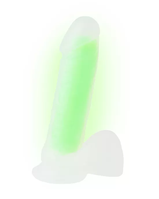 Nood Colours Glow in the Dark Dildo with Balls