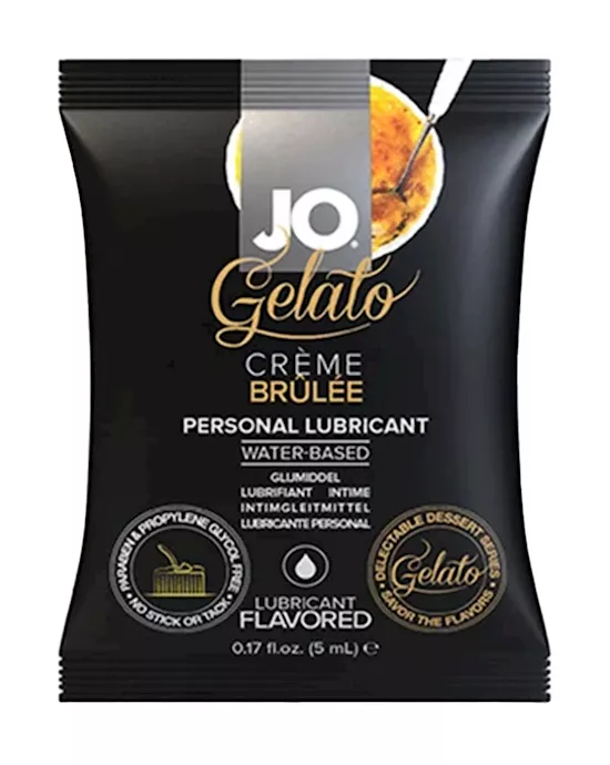 System Jo Gelato Creme Brulee Lubricant Sample