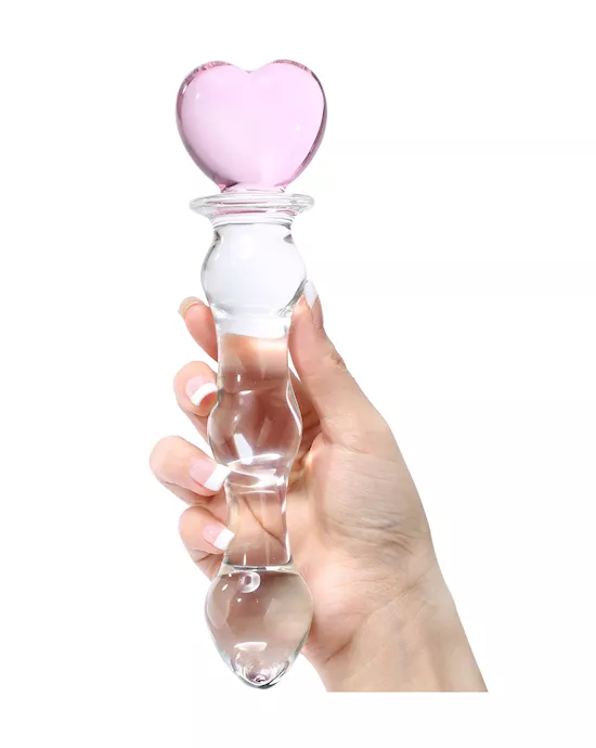 Lucent Heartfelt Glass Massager