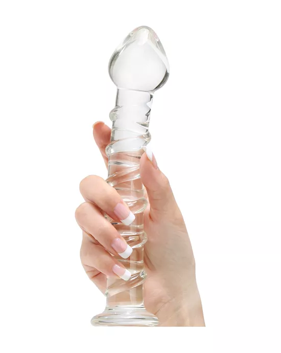 Lucent Winding Glass Dildo