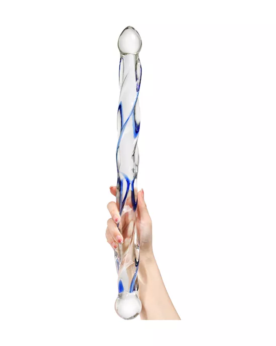 Lucent Winding Giant Glass Wand