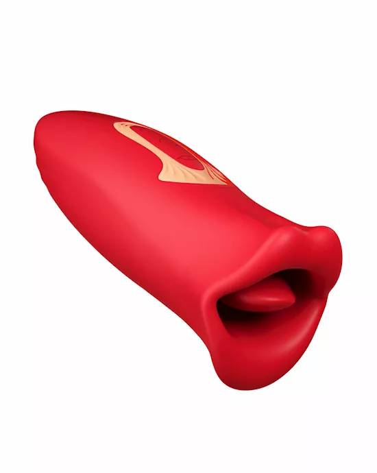 Ruby Lips Licking Tongue Vibrator