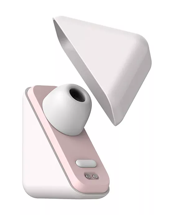 Pearlised Travel Suction Vibrator