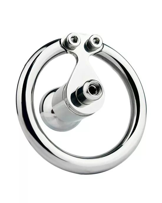 Teardrop Hex Locked Inverted Chastity Cage