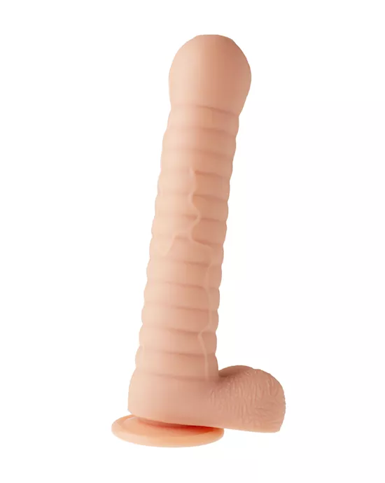 Wild Uncut Ribbed Dildo