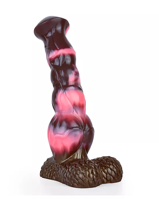 Wild Knotted Stallion Fantasy Dildo With Balls