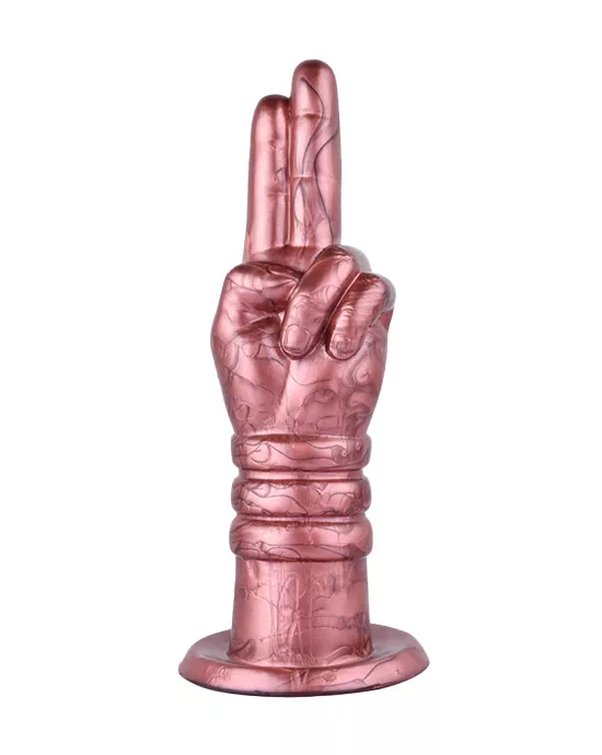 Wild Two Finger Penetrating Fantasy Dildo