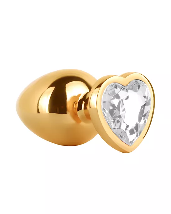 Jewelled Secret Heart Butt Plug