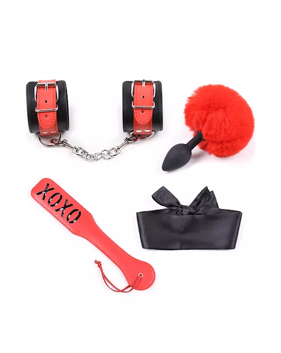 Shades of Love Furry Plug Couples Passion Kit