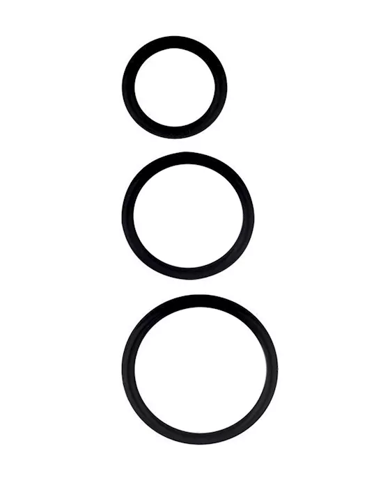 Stretchy Silicone Cock Ring Set