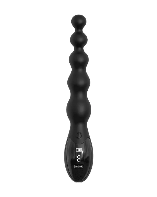 Vibrating Anal Beads With Led Screen