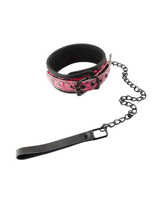 Owned Pyramid Pattern Collar And Leash