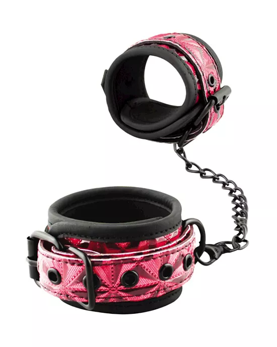 Restrain Me Pyramind Pattern Ankle Cuffs