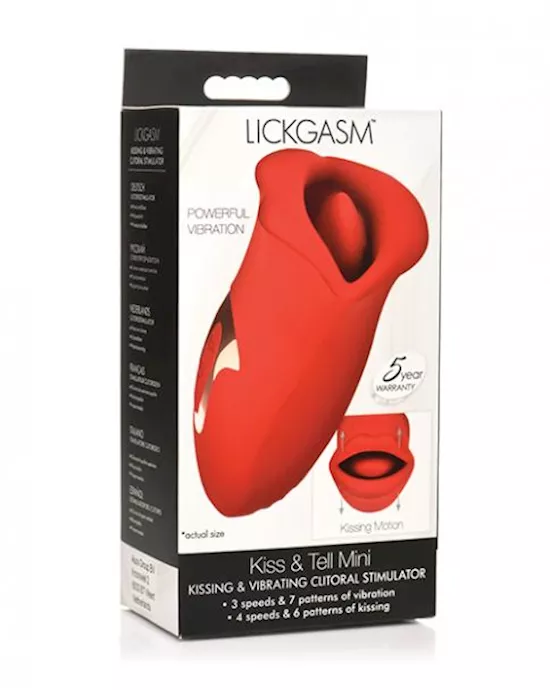 Lickgasm Kiss Tell Mini