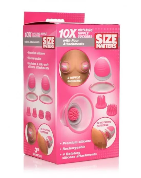 Size Matters 10x Rotate Nipple Suckers