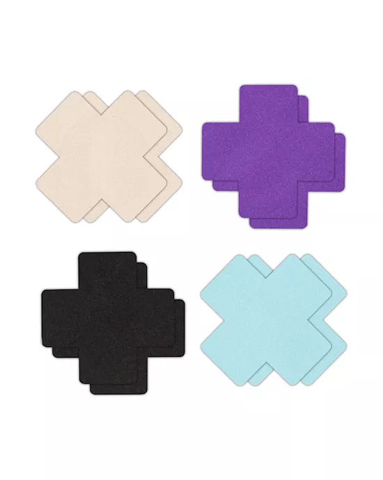 Pretty Pasties Cross I Assorted 4 Pair