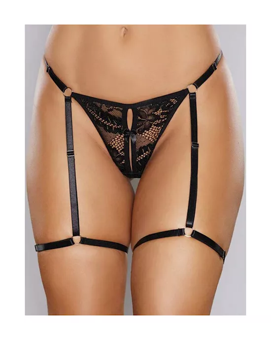 Allure Say It Garter & Panty Set