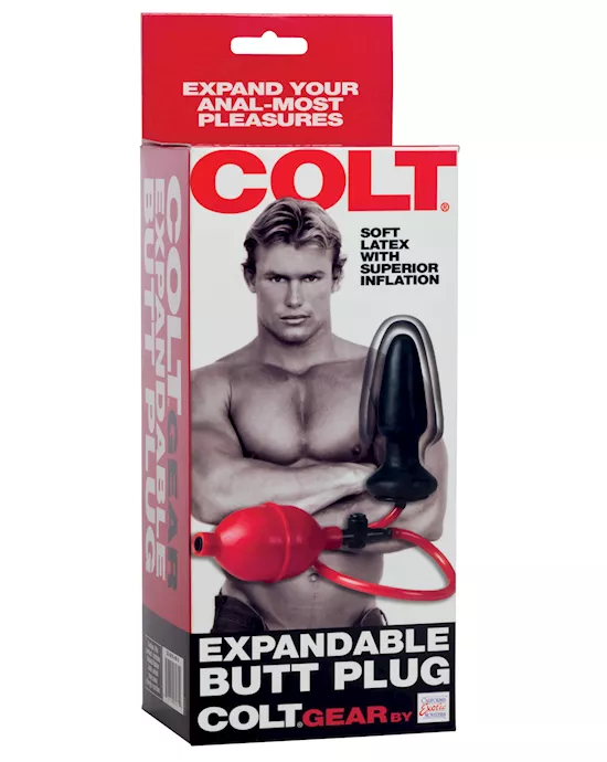 COLT Expandable Butt Plug - Black