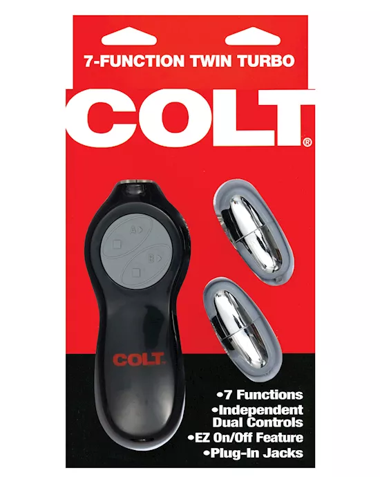 COLT 7-Function Twin Turbo Bullets - Silver