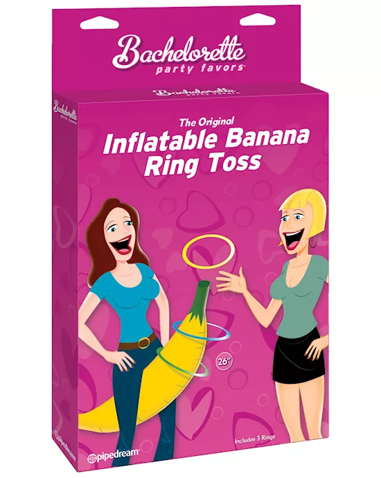 Bachelorette Party Favors Inflatable Banana Ring Toss Game