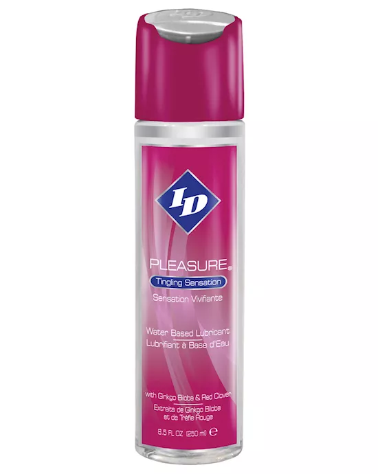 ID Pleasure Waterbased Tingling Lubricant - 8.5 oz Flip Cap Bottle