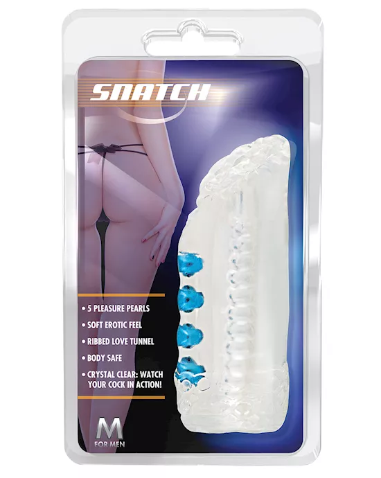 Blush M for Men Snatch Masturbator - Clear