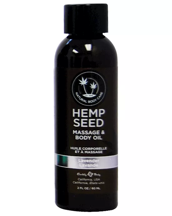 Earthly Body Massage & Body Oil - 2 oz Lavender