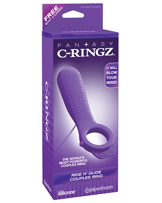Fantasy C-Ringz Ride N' Glide Couples Ring - Purple
