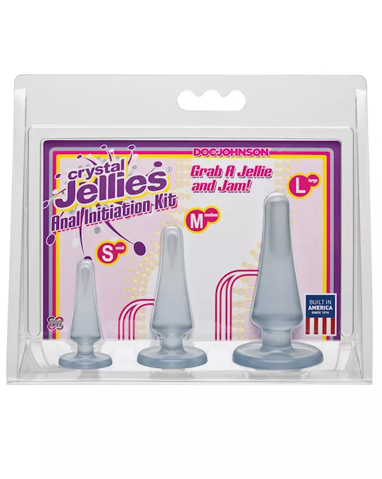 Crystal Jellies Anal Initiation Kit - Clear