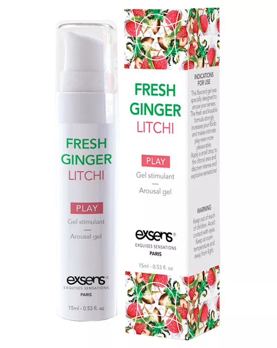 EXSENS of Paris Arousal Gel - 15 ml Fresh Ginger Lychee
