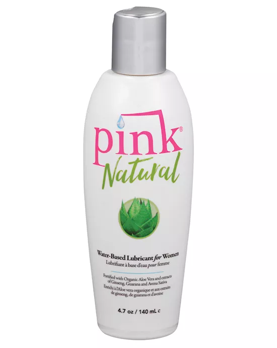 Pink Natural Water Based Lubricant for Women - 4.7 oz