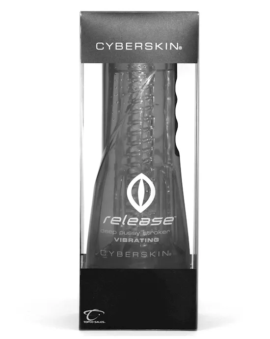 CyberSkin Release Deep Pussy Stroker - Clear