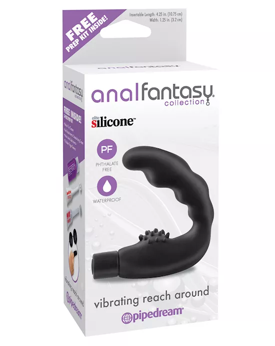 Anal Fantasy Collection Vibrating Reach Around - Black