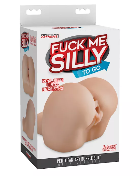 Fuck Me Silly To Go Petite Fantasy Bubble Butt Mega Stroker