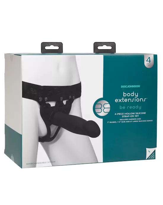 Body Extensions Be Ready 4 Piece Strap On Set