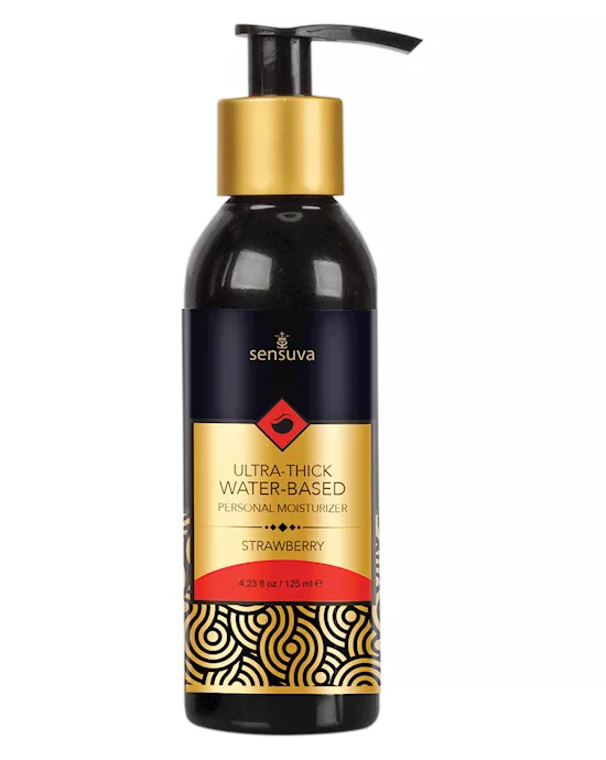 Sensuva Ultra Thick Water Based Personal Moisturizer - 4.23 oz  Strawberry