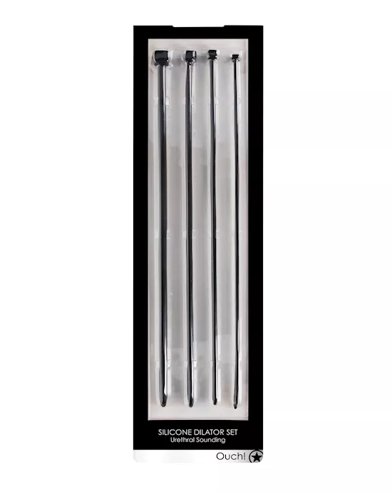 Shots Ouch Urethral Sounding Dilator Set - Black