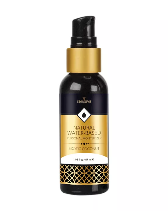 Sensuva Natural Water Based Personal Moisturizer - 1.93 oz Exotic Coconut